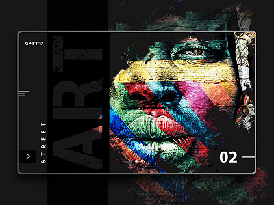 User interface for Street Art abstract abstract art abstract background abstract colors abstract design art background color cool cover design fun landing landing design landing page landing page design ui user interface user interface design