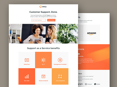Landing Page design flat ui ux web webdesig website