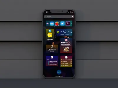 Notes Widget adobe photoshop adobe xd adobexd app creativehunger daily ui 065 dailyui design designmadness enjoy the moment iphone x notes widget ux ui design uxlover