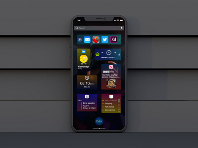 Notes Widget adobe photoshop adobe xd adobexd app creativehunger daily ui 065 dailyui design designmadness enjoy the moment iphone x notes widget ux ui design uxlover