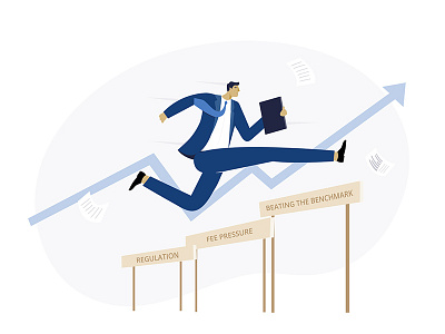 Hurdling buisness buisnessman finance hurdle sturtup success