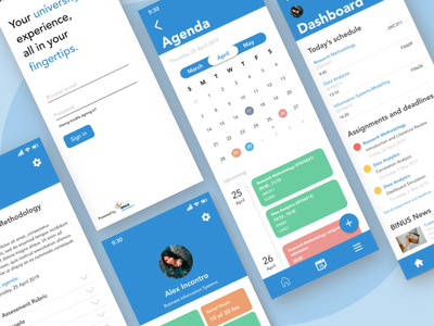 Binus Buddies Student App UI Design design figma figmadesign mobile app mobile app design student app ui ui design ui ux ui ux design ux ux design ux ui ux ui design