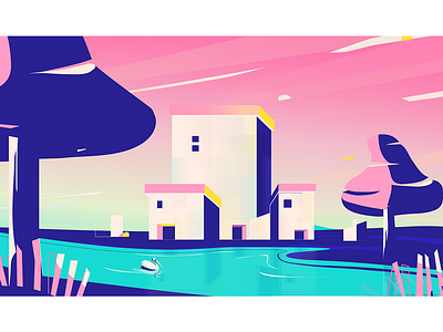 House design illustration 插图