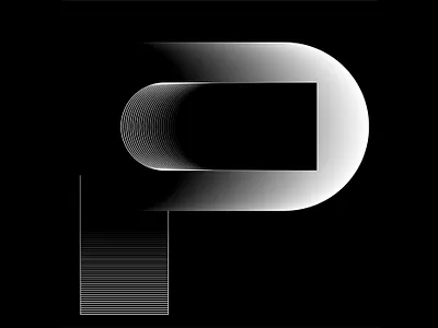 Letter P 36days adobe 36days p 36daysoftype 36daysoftype06 a letter a day abstract contest design digital art experimental typography font design graphic design letter letter art letter p minimalism monogram typography vector