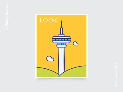 Look, so beautiful branding design flat illustration typography vector 插图 设计