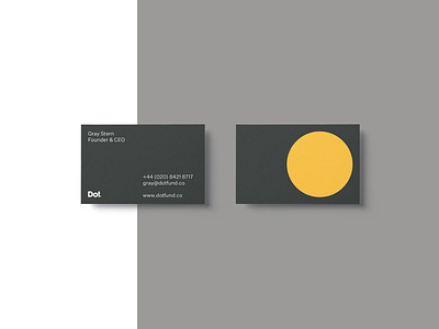 Dot — Business Cards brand branding clean design logo typography vector
