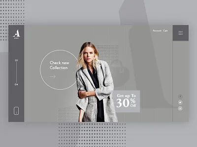 E-commerce Landing page branding community concept e commerce fashion grid grid logo home page inspiration landing page shopping typogaphy ui ux web deisgn website