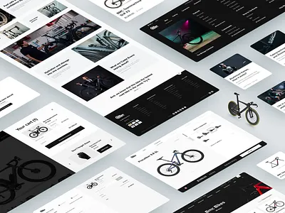 Chain Reaction Cycles - Redesign Concept / Inner Page (isometry) banner bicycle bike bikeshop blog cart categories checkout e commerce interaction isometric main page market place product page ux ui