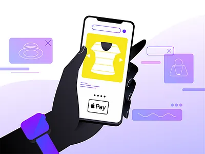 Shop Online 2d app app design character explainer flat hand icons illustration interface logo mobile shape shop texture ui vector