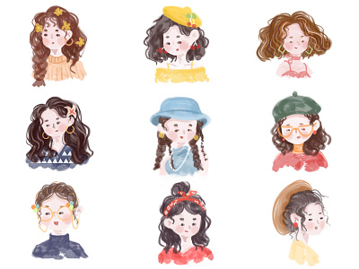 My friend（三） character art design illustartion ui