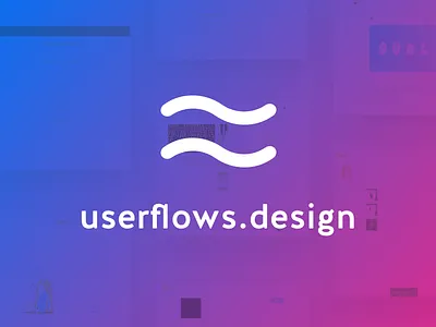 Announcing userflows.design 🎉 clean design flows mockup personal portfolio project ui ux white