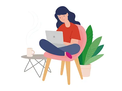 Vector illustration for promo site design illustration promo site vector web web design