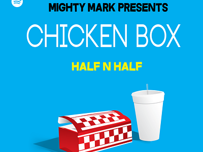 Chicken Box album art album cover art illustration music pop vector