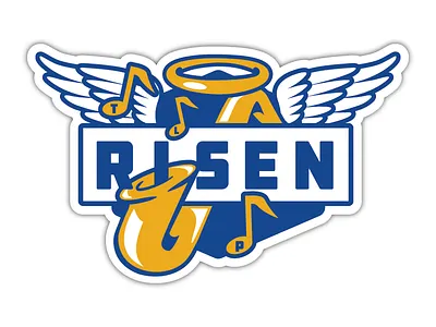 In Memorium badge logos sports