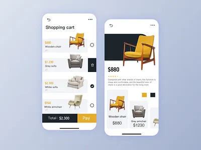 Dribbble design ui