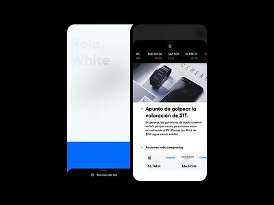 News app design fintech ios iphone x ui
