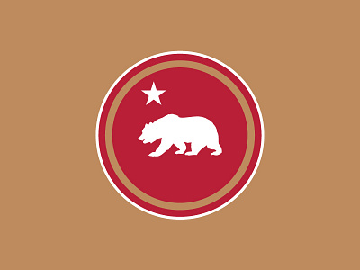 California badge badge logo bear branding california logo star