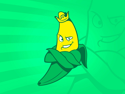 King Banana adobe illustrator branding illustration mascot design vector