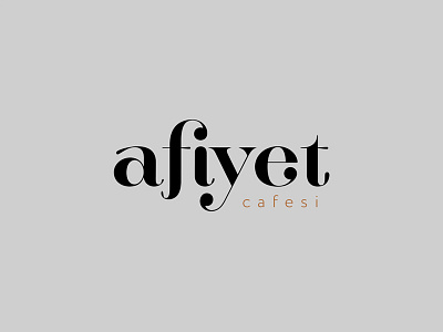 Afiyet branding design logo