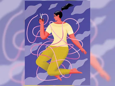 No Kidding bust magazine characterdesign creativewomen editorial illustration feminism illustration illustrator lifestyle magazine vectorartist womenwhodraw