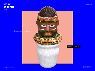 Indian 3d cartoon cinema 4d design illustration