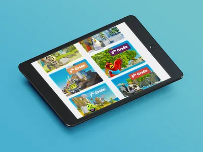 FBI SOS - Mobile Curriculum 3d c4d curriculum fbi grades low poly safe online surfing ui web mobile design website