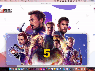AVENGERS END GAME | UI Design avengers captainamerica captainmarvel design designer designer marseille graphicdesign graphicdesigner graphiste interfacedesign ironman marvel newyork sanfrancisco ui uidesigner ux uxdesigner webdesign webdesigner