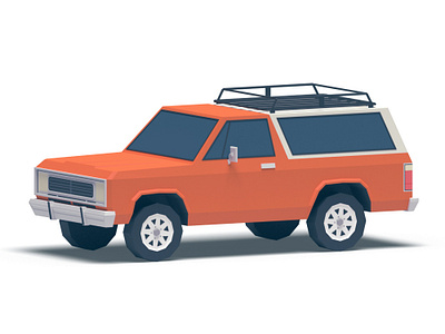 Truck 3d 3dmodel blender car lowpoly model render truck