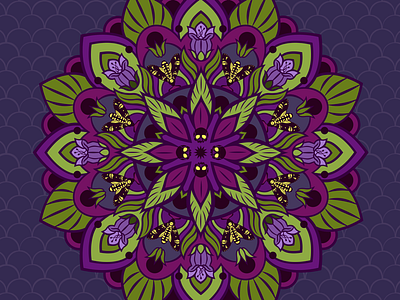 Belladonna Tapestry belladonna bud dead deadly nightshade death deaths head moth flower leaf magic moth poison skull