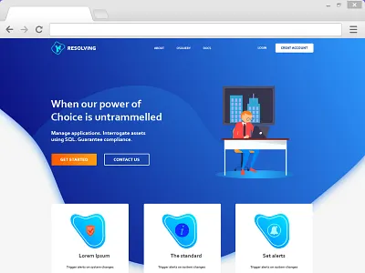 Website design illustration photoshop ui vector web website