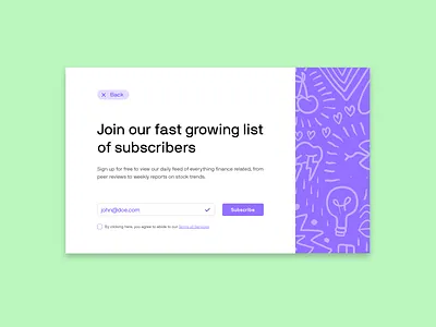 Day 26 - Subscribe dailyui dailyui026 subscribe