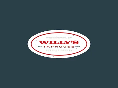 Willy's Taphouse Logo v2 beer brewery identity kentucky logo taphouse taproom