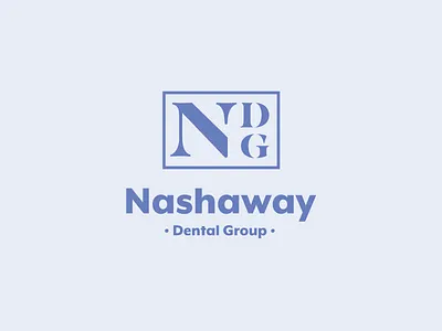 Nashaway Dental Logo brand identity brand identity design dental dental logo dental practice design illustrator logo massachusetts