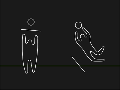 we take responsibility / we jump on it art blob doodle drawing icon illustration minimalist simple vector