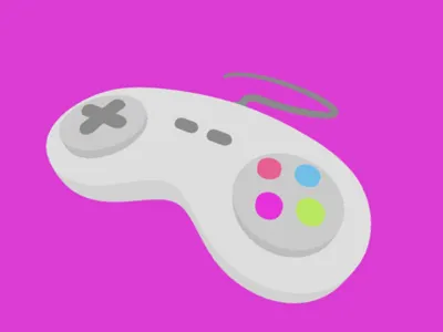 Cel Shaded Controller 3d buttons c4d cel animation cel shader celshade cinema 4d controller controllers gaming illustration mexico nintendo retro vg videogame vintage