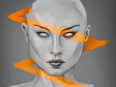 Angles angles art illustration portrait woman