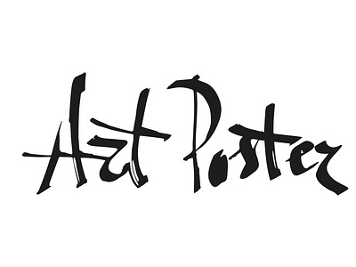 Art poster BW logo art art poster branding design illustration logo poster