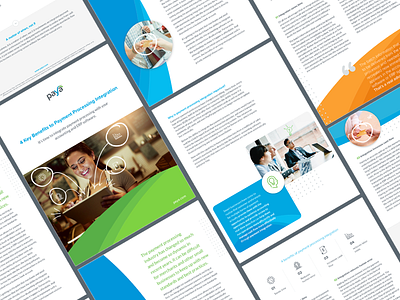 Paya White Paper Template branding corporate collateral creative direction design hand drawn illustration rebranding sales collateral typography white paper