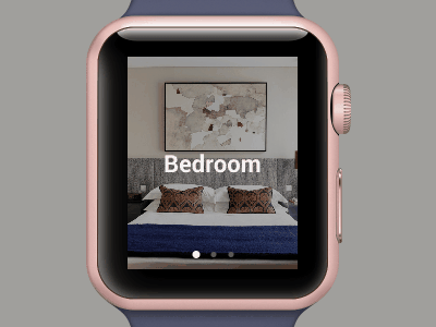 Smart Home on Apple Watch app apple apple design apple devices apple imac art branding company gif icon illustration mobile motion motion art typography ui ux ux designer watch design watch os