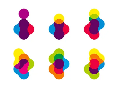 Colorful, organic i letter mark - Inspire logo design app icon branding colorful creative dynamic flat 2d geometric flow fluid i identity inspiration inspire letter mark monogram logo logo design modern organic type typographic vector icon mark symbol