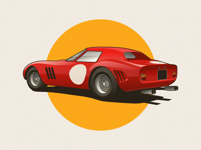 Classic, antique, vintage cars - infographic elements