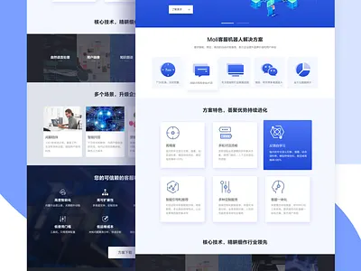 MOLI机器人主界面 icon ui uiue 品牌推广 机器人 界面 界面设计 科技 首页