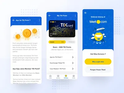 TIX Point Tiket.com App - Exploration apps branding clean dashboard design designer dribbble icon illustration interface landing minimalist mobile smooth typography ui ux vector web website