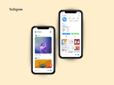 Instagram Re-design by donario aplication aplication design app app design design figma flatdesign icon indonesia instagram social media app ui uidesign ux vector web deisgn website design