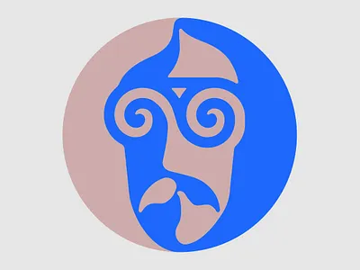 G Flat Major - Symbol 70s art branding gallery hippie hypnosis hypnotize identity illustration logo logotype music mustache portrait psych psychedelia psychedelic typography vibrant colors yin yang