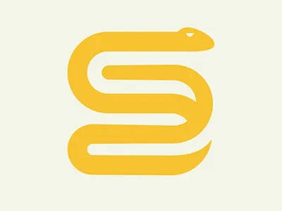 36 Days of Type - Letter S 36 days 36 days of type 36 days of type lettering design flat icon illustration illustrator lettering lettering art lettering challenge logo minimal single colour snake typography vector