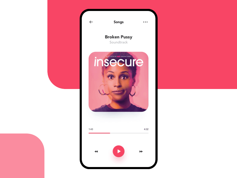 Music animation app branding design illustration lettering type ui ux vector