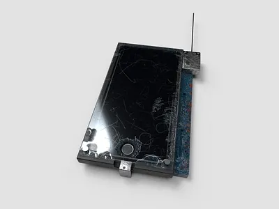 Futuristic iPhone 3d model iphone speculative design