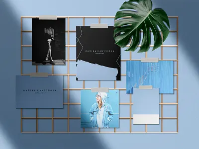 Branding for women store blue brand branding design grapgic design logo style women
