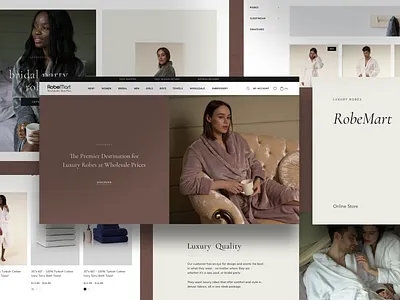 E-commerce site redesign banner catalog clean collection design e commerce elegant fabrics galery homepage minimal premium redesign sale ui web webdesign website wholesale
